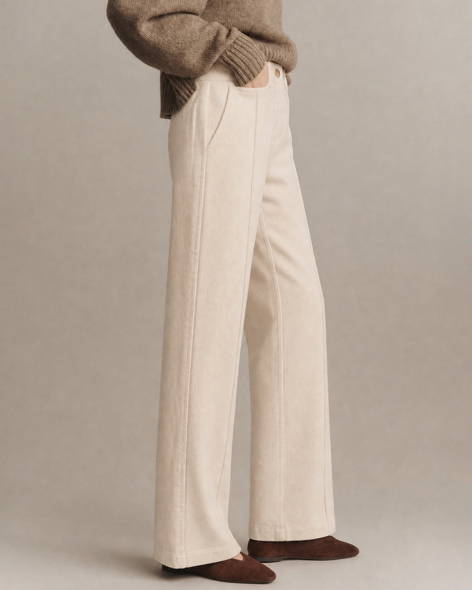 Hazel Pockets Button Pants — photo 3