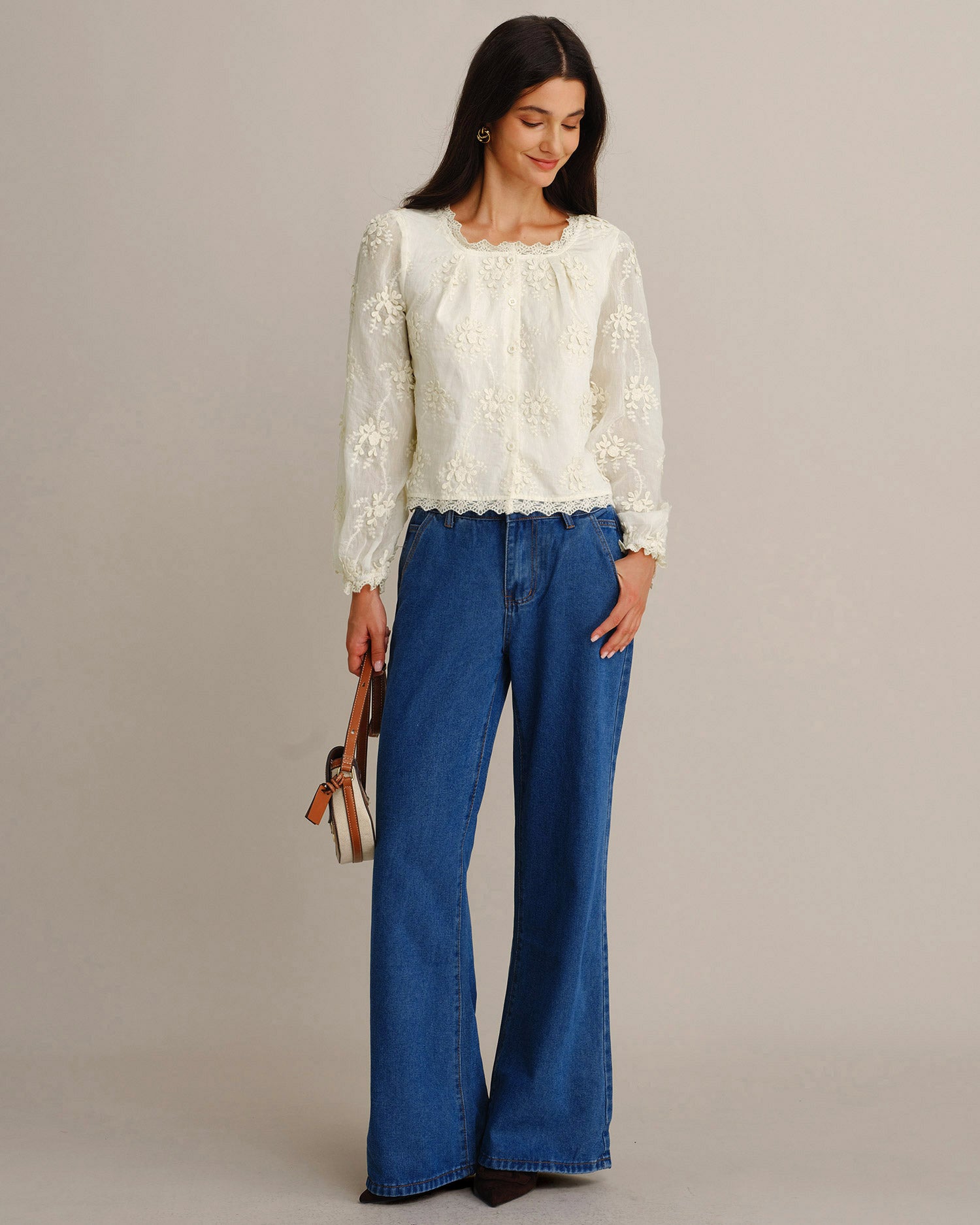Alice Flowers Button Tee — photo 6