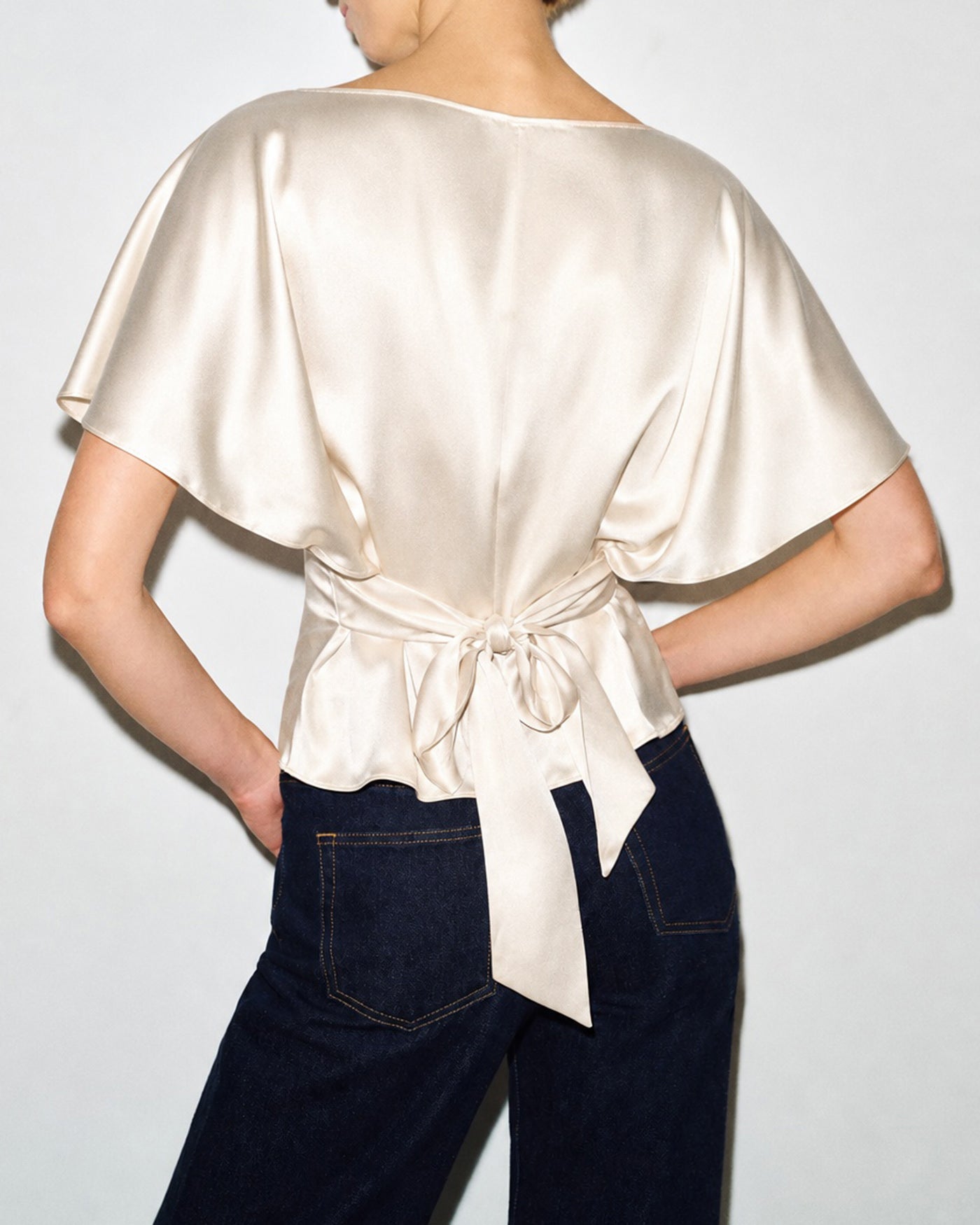 Daphne Shoulder Tie Tee — photo 2