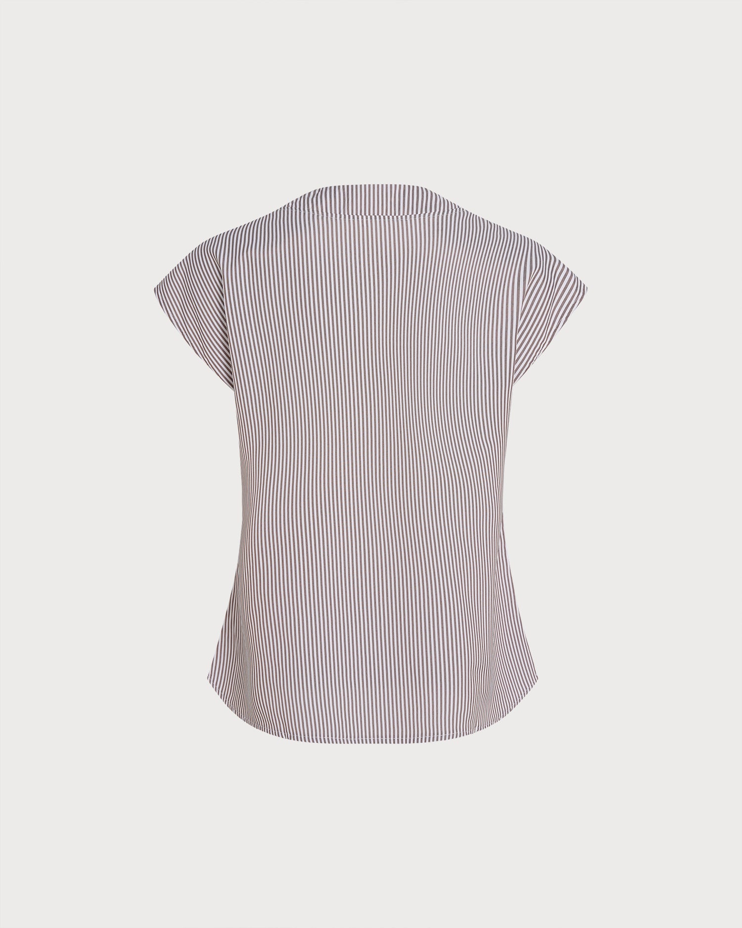 Violet Shoulder Striped Tee — photo 3