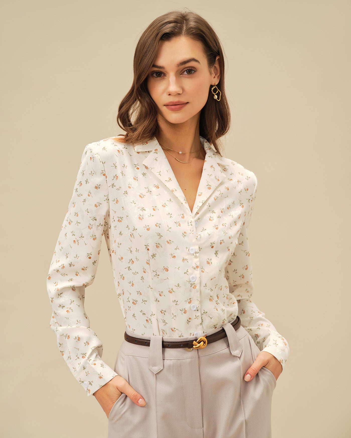 Lena Floral Collar Blouse — photo 2