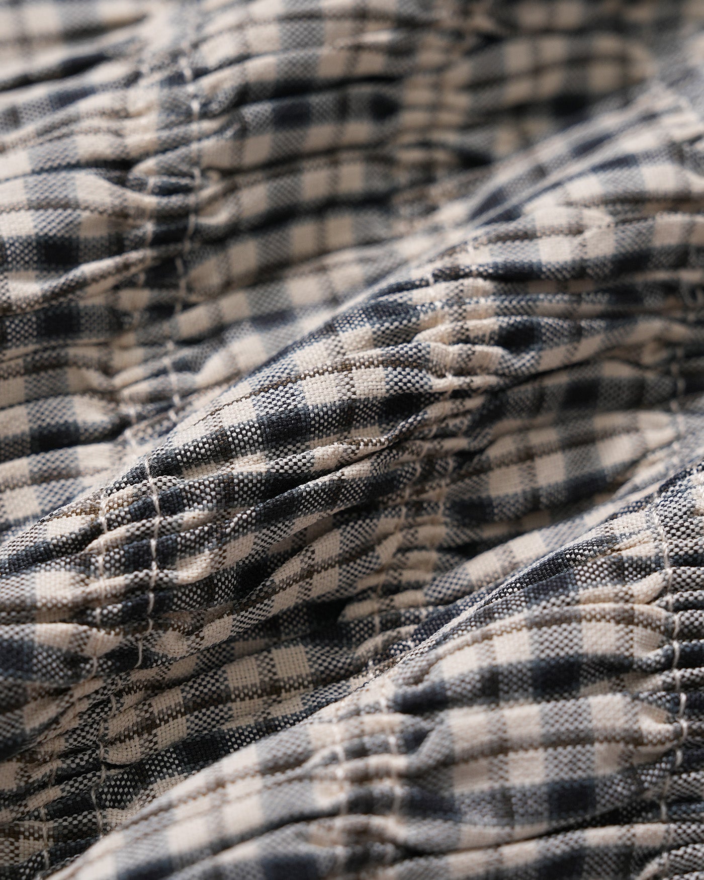 Hazel Shirred Plaid Tee — photo 7