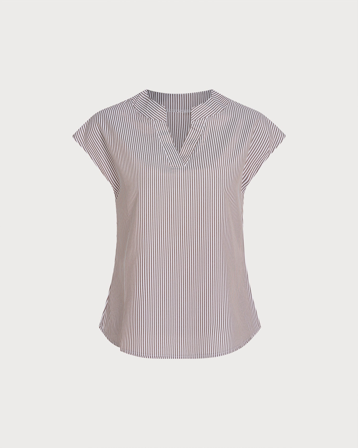 Violet Shoulder Striped Tee — photo 2