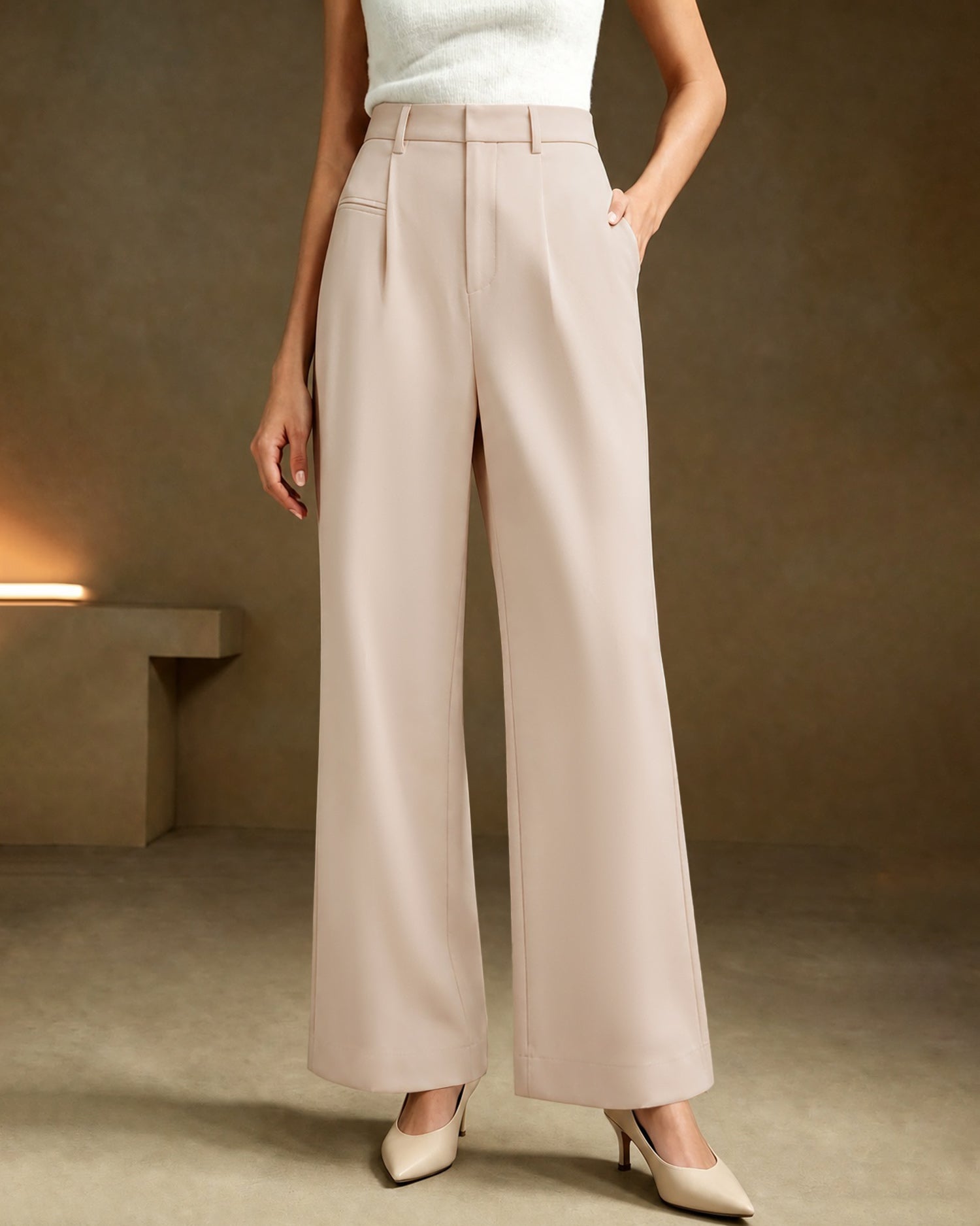 Flora Pockets Straight Pants