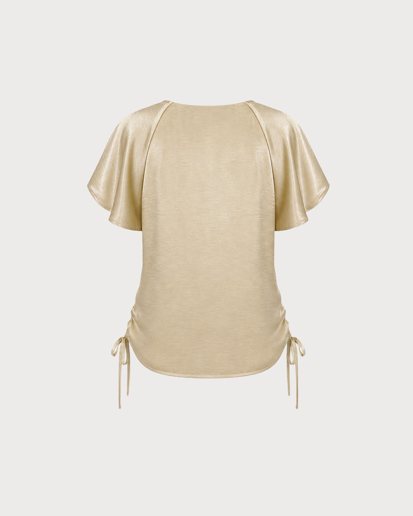Pearl Sleeve Ruched Tee — photo 7