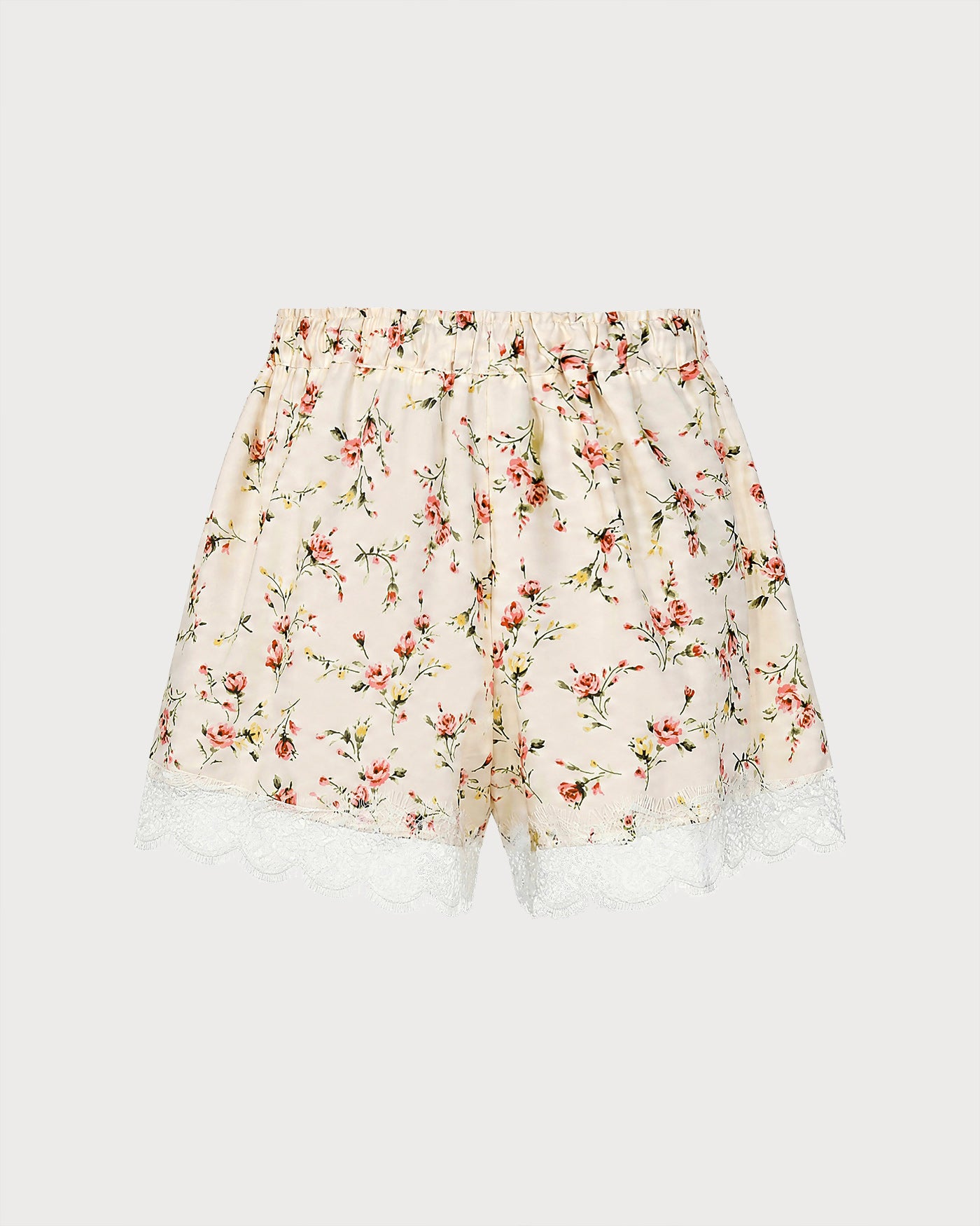 Violet Lace Floral Shorts — photo 7