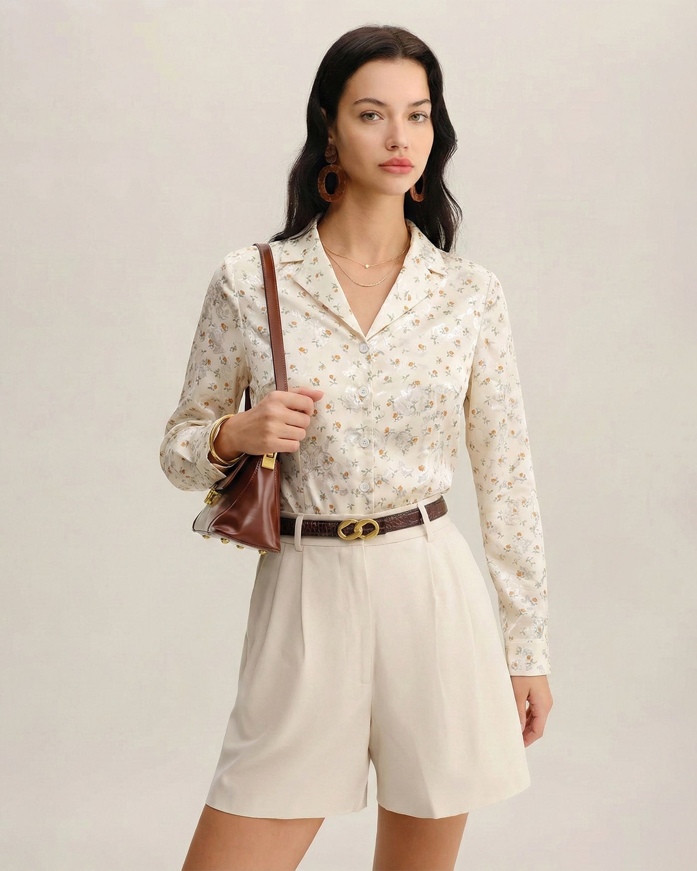 Lena Floral Collar Blouse
