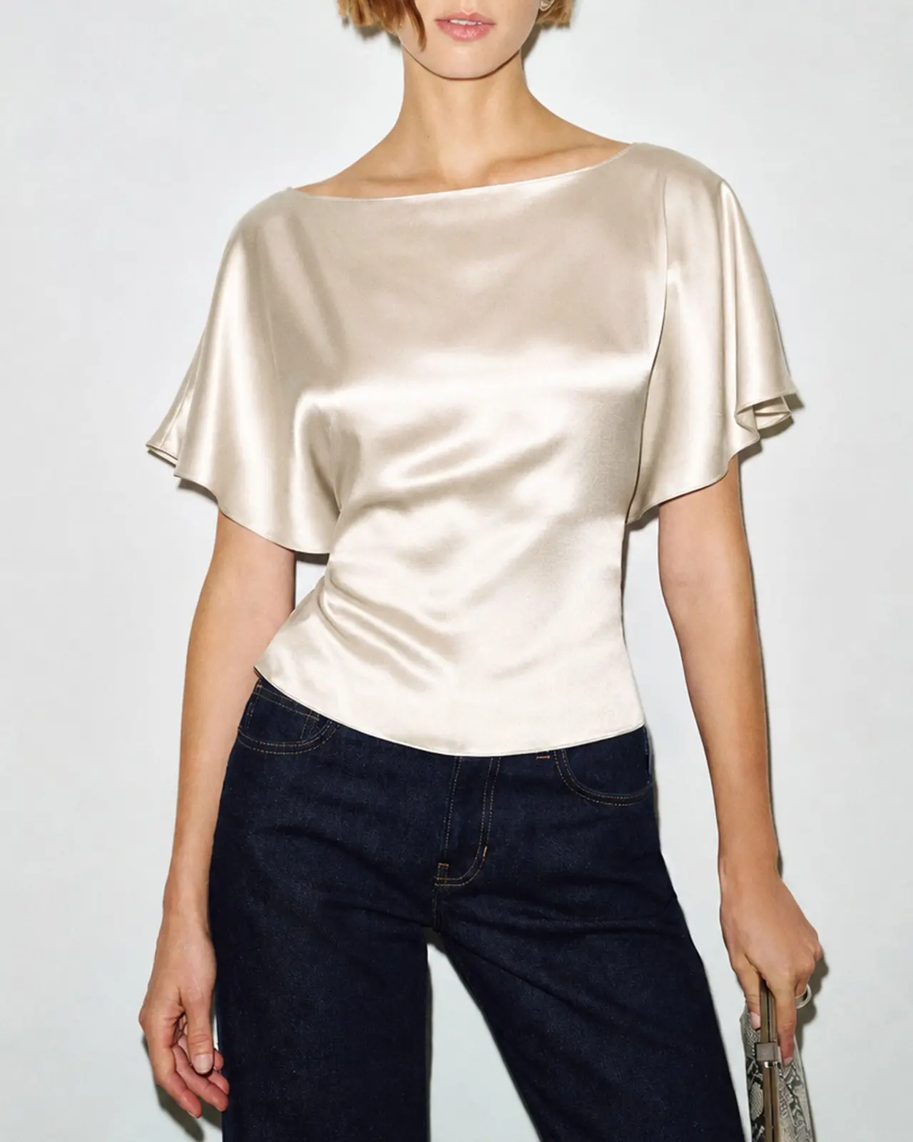 Daphne Shoulder Tie Tee